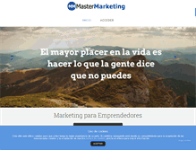 Tablet Screenshot of mastermarketingla.com